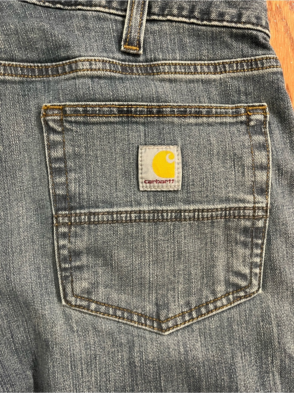 Carhartt Rugged Flex Relaxed Fit Jeans in Medium Wash 34x30 - Picture 5 of 8
